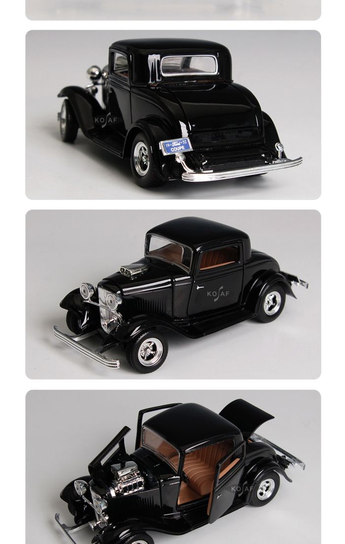 모터맥스 1 24 1932 포드 쿠페 블랙 (73251)/전시자동차/인테리어장식/장식자동차/자동차모형/전시자동차모