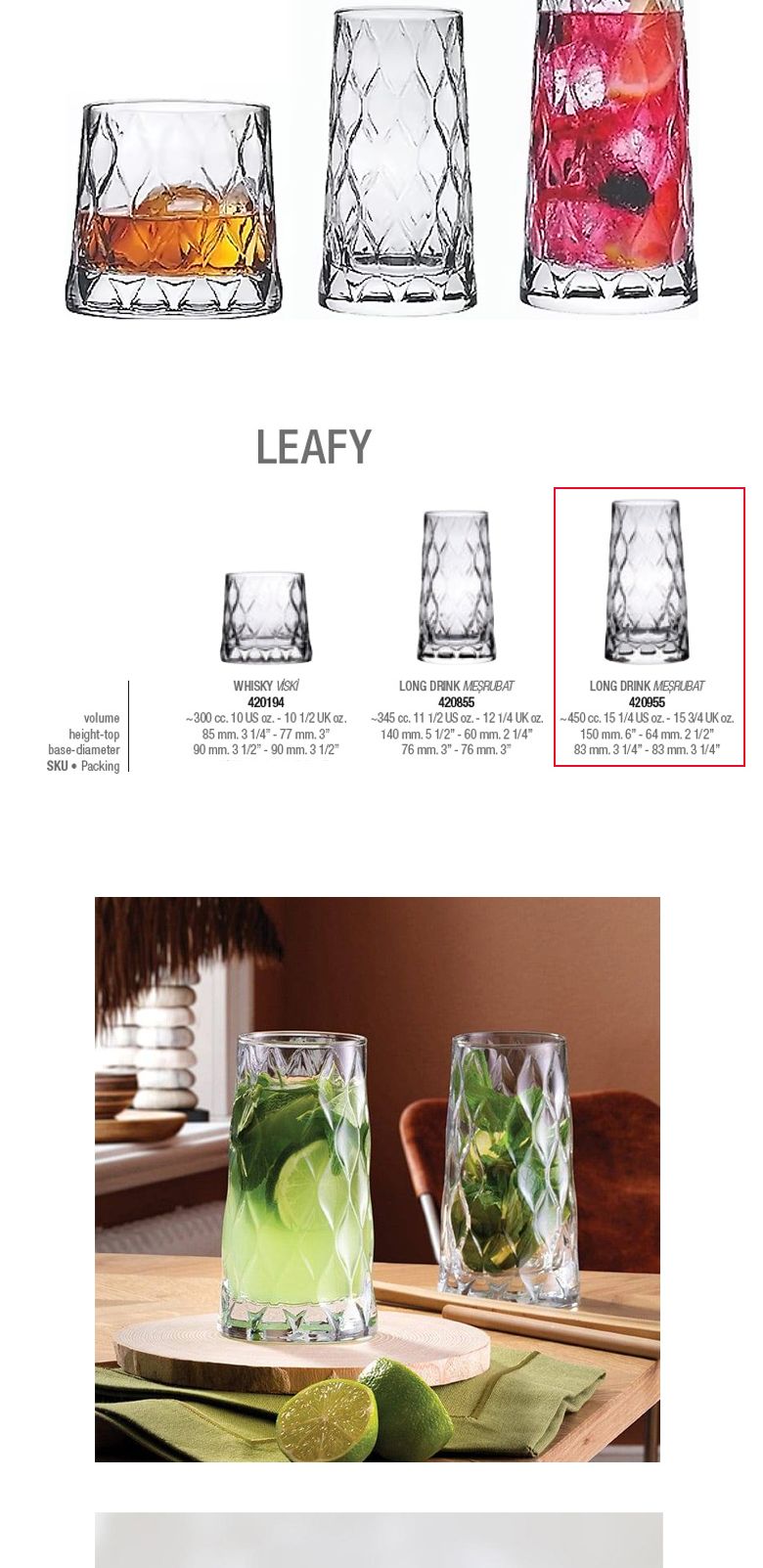파사바체 리피 롱드링크 450ml 예쁜컵 물컵 식당유리컵 레스토랑컵 드링크컵 롱컵 롱유리컵 음료컵 음료잔 컵
