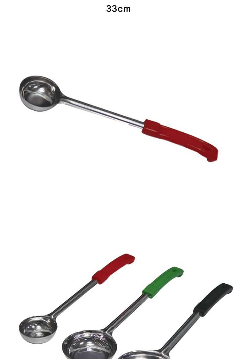 칼라온스국자(스푸들) 2oz 국자 스텐국자 스테인레스국자 요리용국자 조리용국자 탕국자 업소용국자 가정용국자 다용도국자 컬러손잡이국자