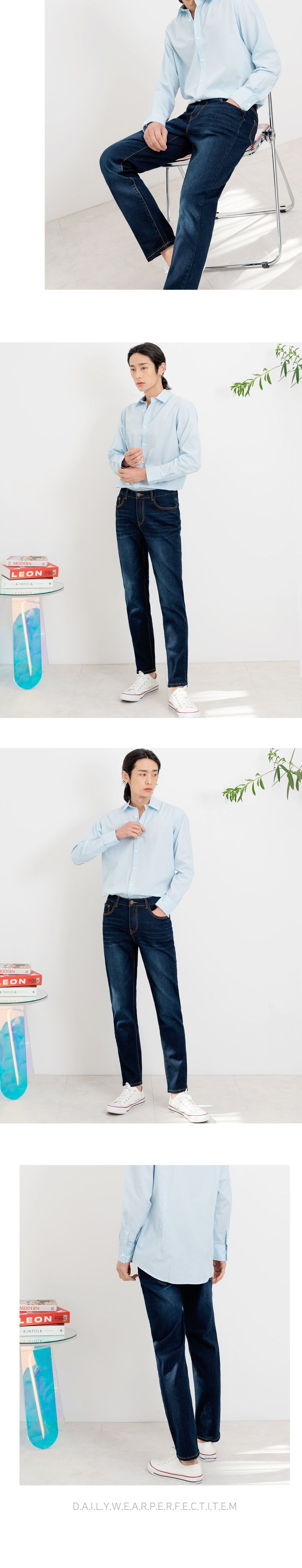 SIN 800-1 남자빅사이즈스판슬림일자진청청바지 진청청바지 진청데님 스판일자진청데님 청바지 데님 데님팬츠 남자청바지 남자데님 남자데님팬츠 스판일자청바지 스판일자데님
