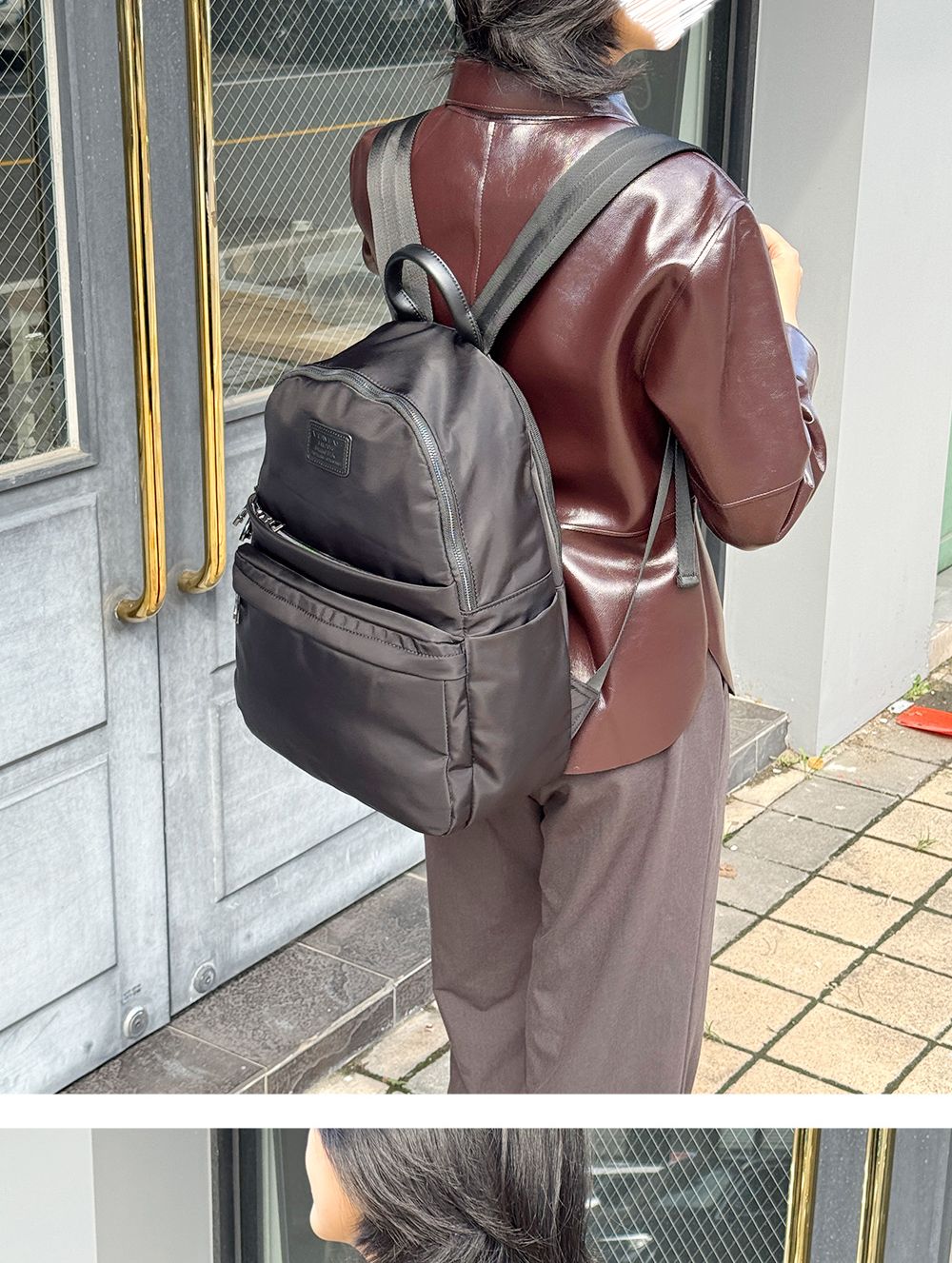 캐주얼 데일리 여행 신학기 블랙 백팩 BR_9130 여성가방 패션가방 여성백팩 세련된백팩 귀여운배낭 여행배낭