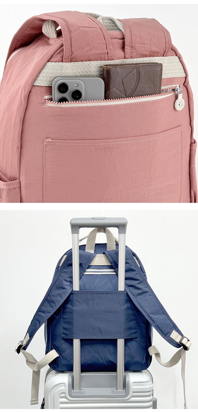 DKMI_8098-1 캐주얼 데일리 여성 백팩 패션백팩 백팩 책가방 여성백팩 학교가방 여행가방 여행백팩
