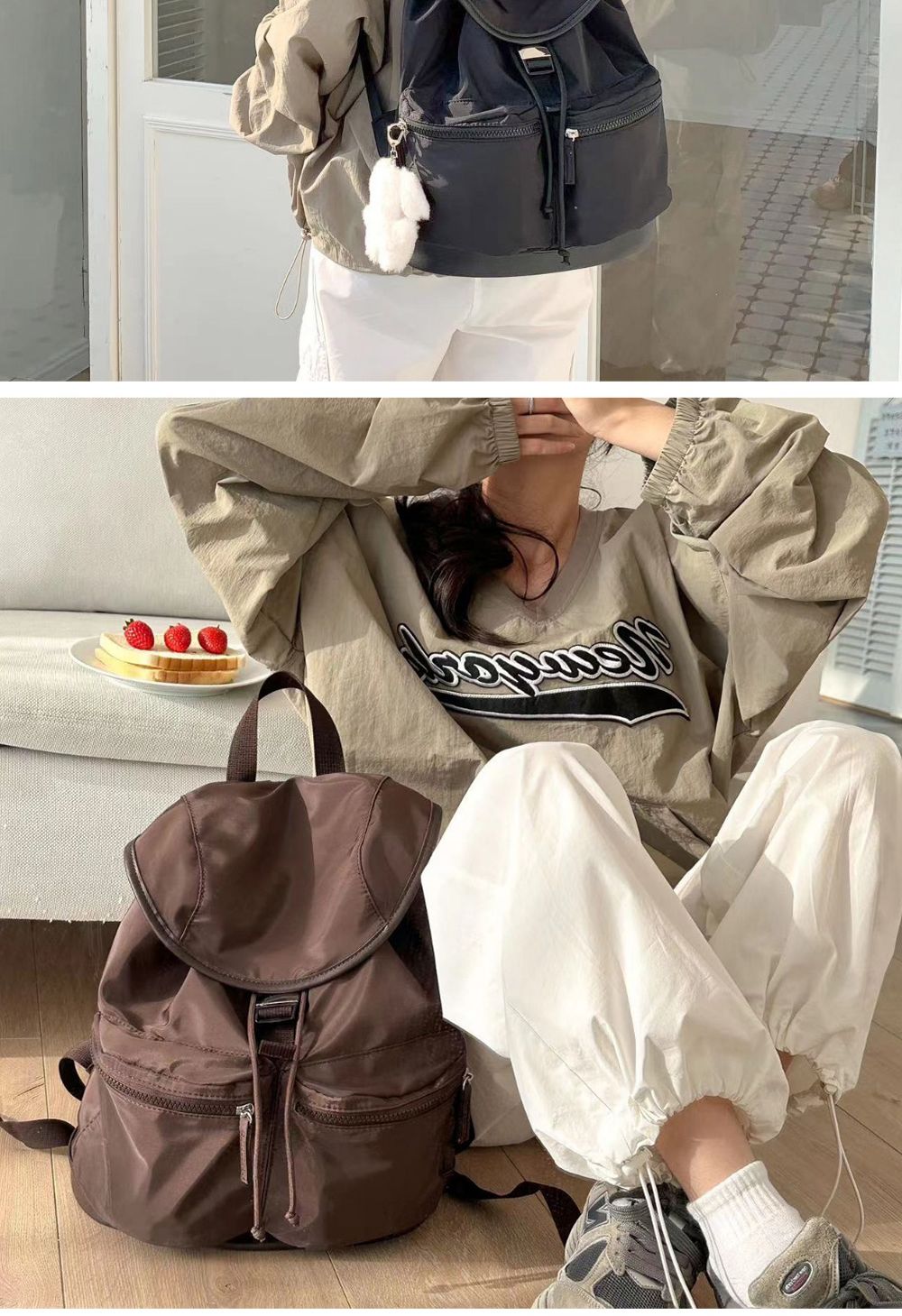 MT_21036 백팩 버클백팩 패션백팩 가방 백팩 책가방 배낭 학교백팩 디자인책가방 학교가방 여행가방 여행백팩