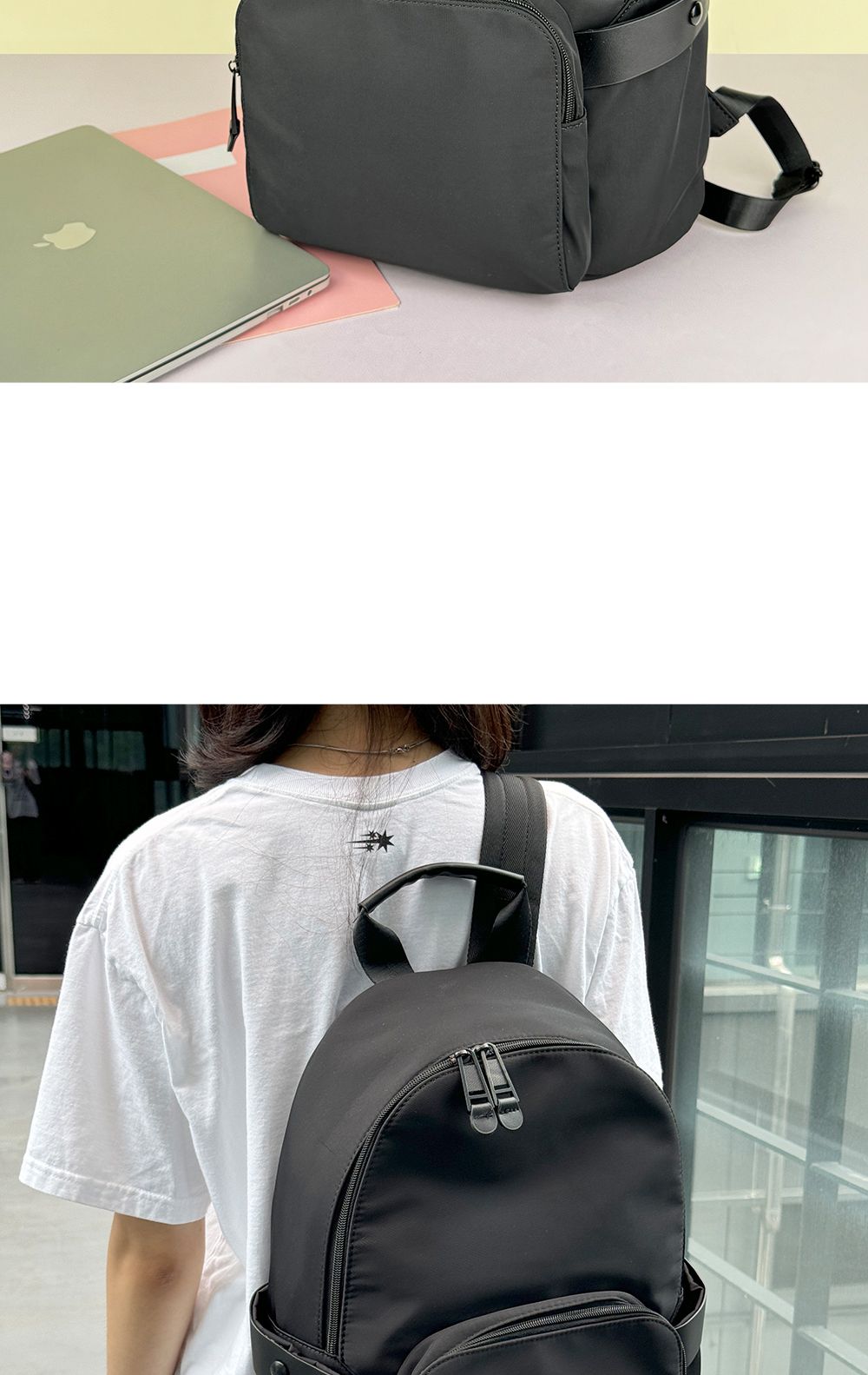 BR_715 백팩 지퍼포켓백팩 학생백팩 패션백팩 가방 백팩 책가방 학교가방 학교백팩 캐주얼백팩 케주얼백팩