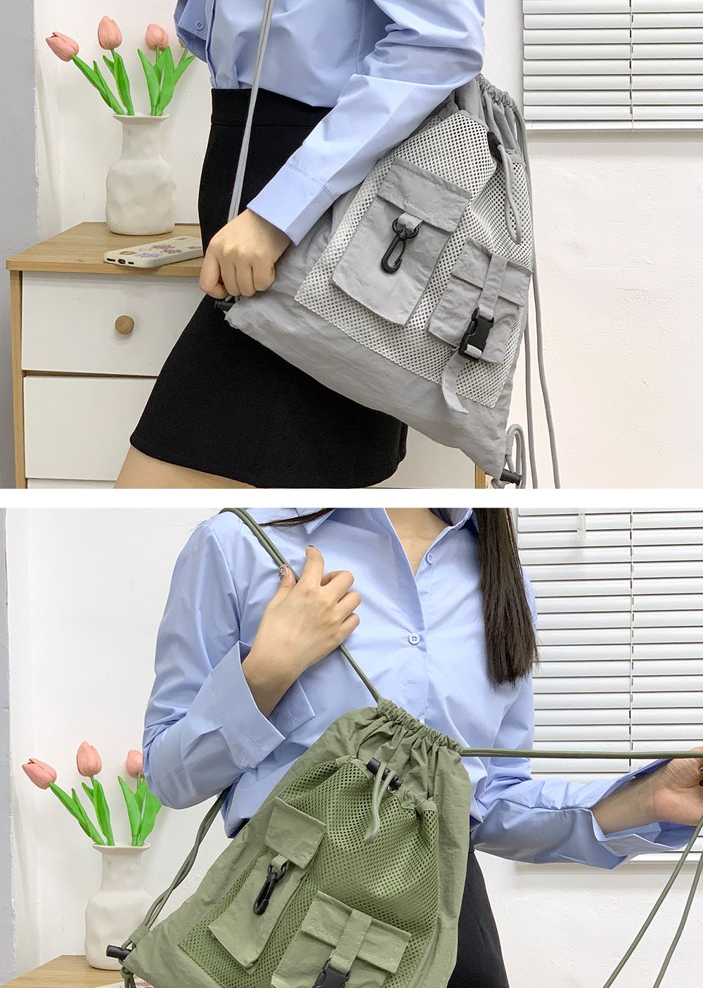 MT_21043 메쉬 포켓 백팩 메쉬포켓백팩 메쉬백팩 패션백팩 가방 백팩 책가방 배낭 학교백팩 학교가방 여행가방 여행백팩