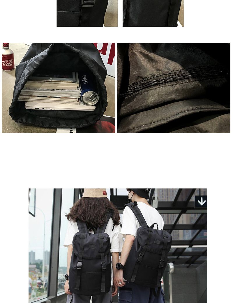 URB_덮개 백팩 투터치장식백팩 덮개백팩 학생백팩 패션백팩 가방 백팩 책가방 학교가방 학교백팩 캐주얼백팩 케주얼백팩