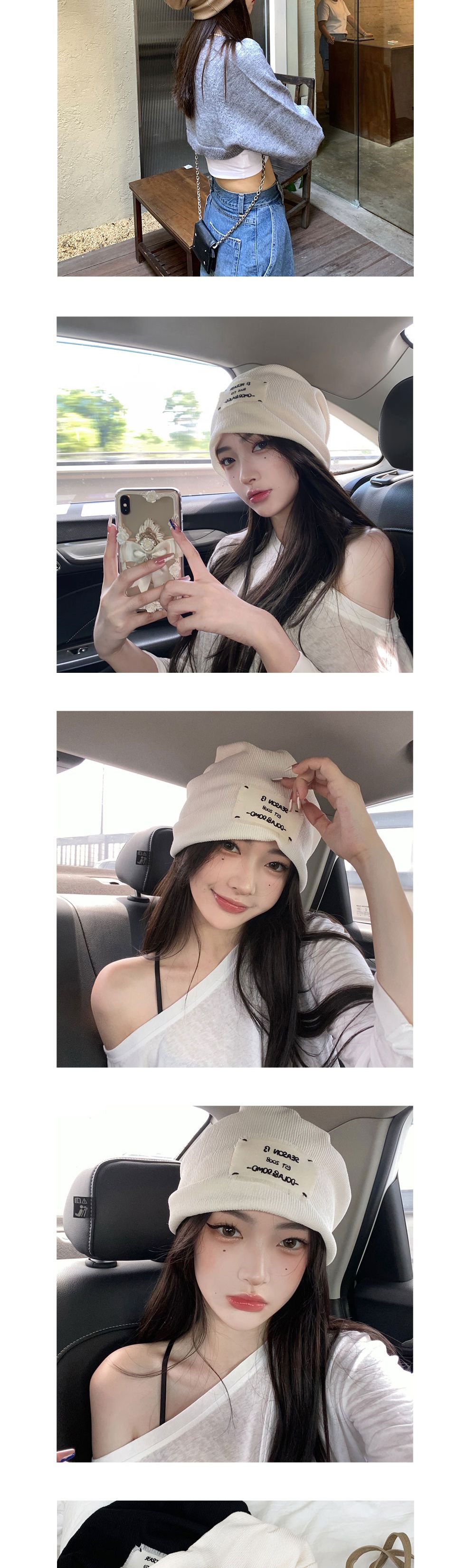 벨스틴 면 비니 ELM-039 패션모자 컬러비니 비니모자 비니 모자 패션비니 패션비니모자 캐주얼비니 면비니 라벨비니