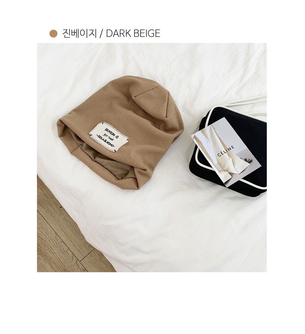 벨스틴 면 비니 ELM-039 패션모자 컬러비니 비니모자 비니 모자 패션비니 패션비니모자 캐주얼비니 면비니 라벨비니
