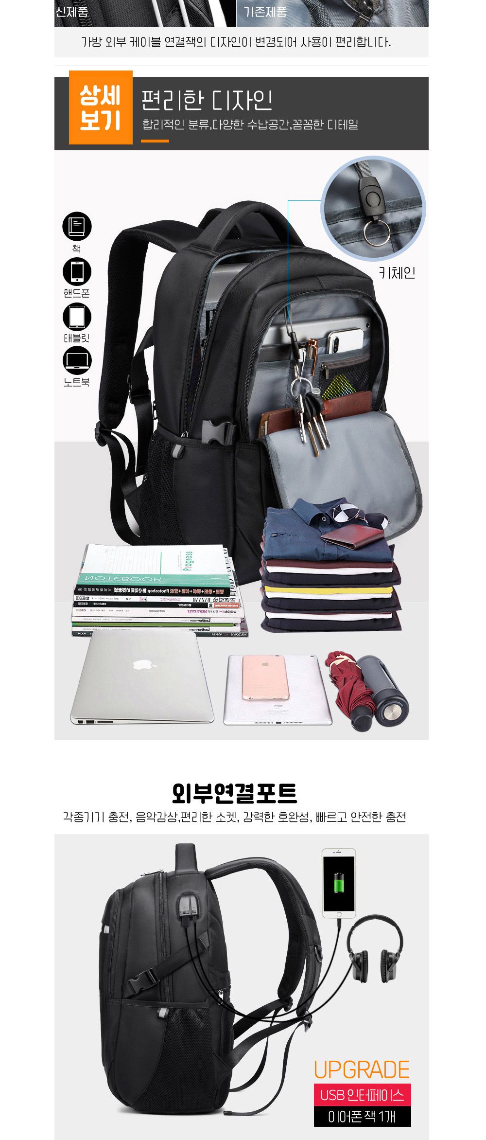 신사용 USB 백팩 ELG-013 신사용백팩 USB백팩 학생백팩 패션백팩 가방 백팩 책가방 학교가방 학교백팩 캐주얼백팩 케주얼백팩