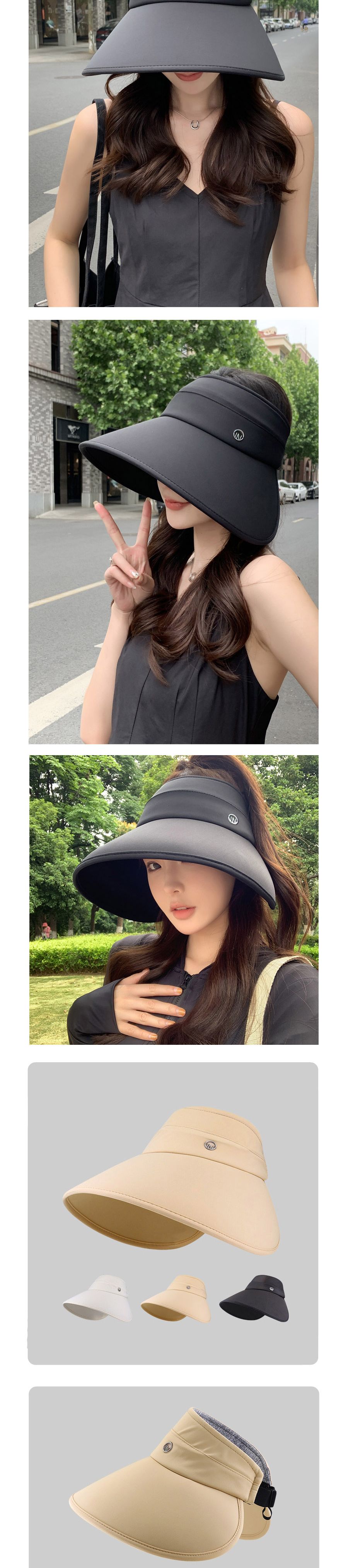 와이드챙 풀페이스 아이스 썬캡 ELM-189 여름모자 바캉스모자 햇빛가리개 여성썬캡 여자썬캡 썬캡모자 선캡 캡 여름썬캡 여성모자 여자모자 비치모자