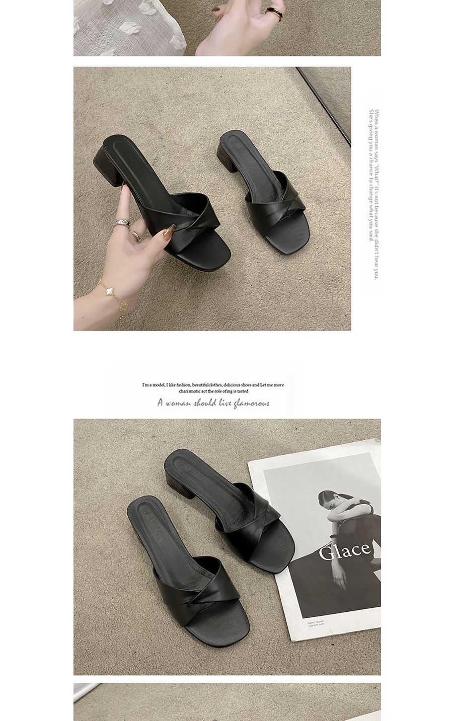 웨이브 샌들 슬리퍼 DS-0265 디자인슬리퍼 여름슬리퍼 여성슬리퍼 여자슬리퍼 예쁜슬리퍼 여름샌들 여성샌들 여자샌들 심플샌들 트임샌들