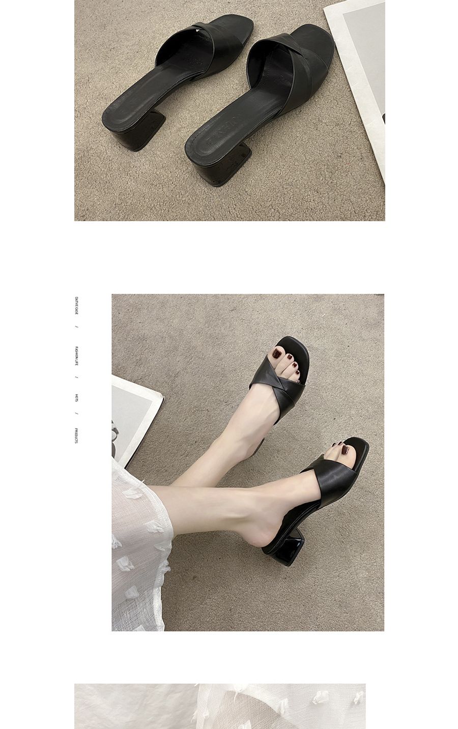 웨이브 샌들 슬리퍼 DS-0265 디자인슬리퍼 여름슬리퍼 여성슬리퍼 여자슬리퍼 예쁜슬리퍼 여름샌들 여성샌들 여자샌들 심플샌들 트임샌들