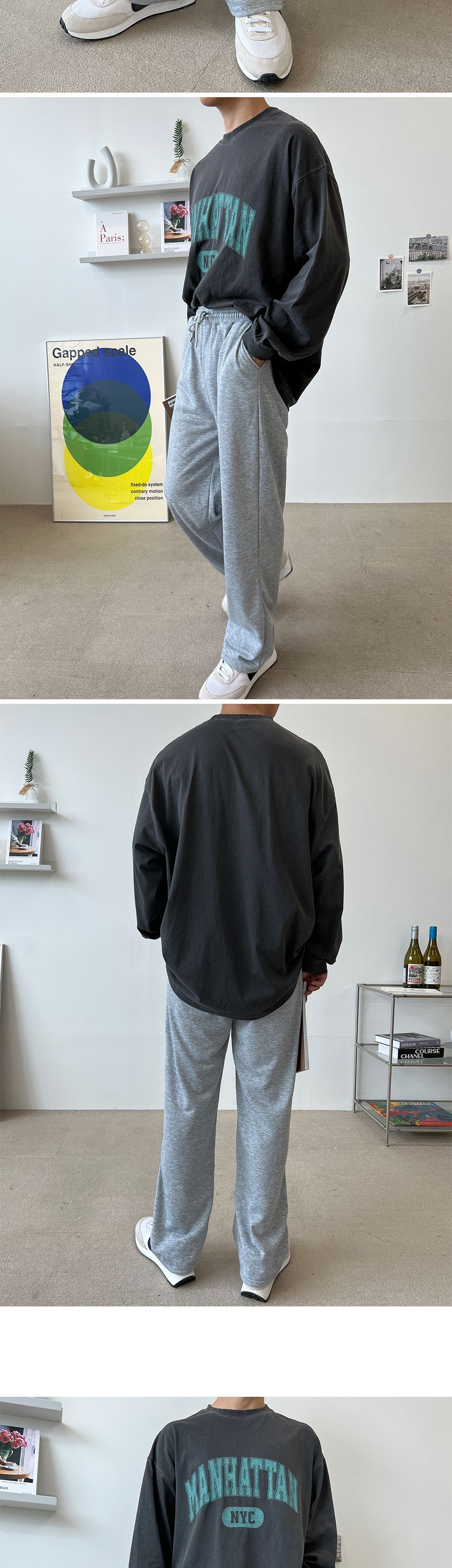 씨드넘 남자 와이드팬츠 SD-220833 와이드팬츠 남성와이드팬츠 남자와이드팬츠 패션와이드팬츠 캐주얼와이드팬츠 와이드바지 통바지 패션바지 캐주얼바지 밴딩바지