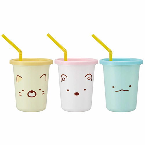 스밋코구라시 스트로 텀블러 3p 세트 320mL 567407 텀블러 텀블러물병 텀블러컵 스트로텀블러 스트로물병 빨대물병 빨대텀블러