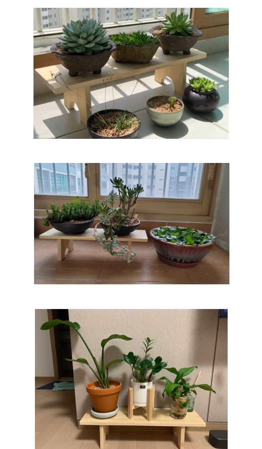 WIZ0073 화분 선반 800 중/화분선반대/화분진열/화분장식대/인테리어화분정리대/장식화분대/화분정리대/화