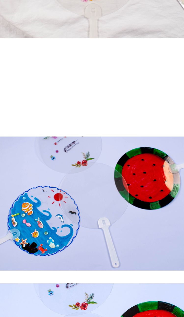 투명 부채 만들기/부채만들기/DIY부채/부채꾸미기/공작재료/공예재료/만들기재료/투명부채/어린이부채/학습