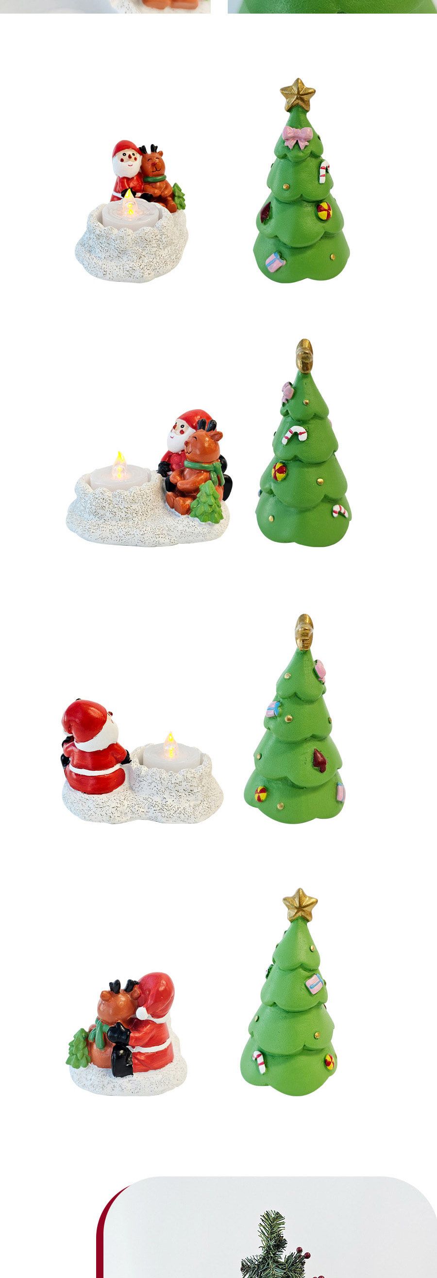 따끈 불멍 행복 산타 트리 세트/산타트리인형/산타트리세트/크리스마스/크리스마스장식/산타/산타장식품/산