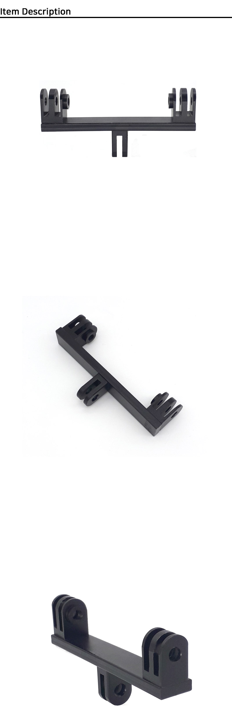 알미늄 듀얼 더블 마운트 인스타 360 오즈모 액션캠/고프로브라켓/캠브라켓/액션캠브라켓/더블브라켓/더블