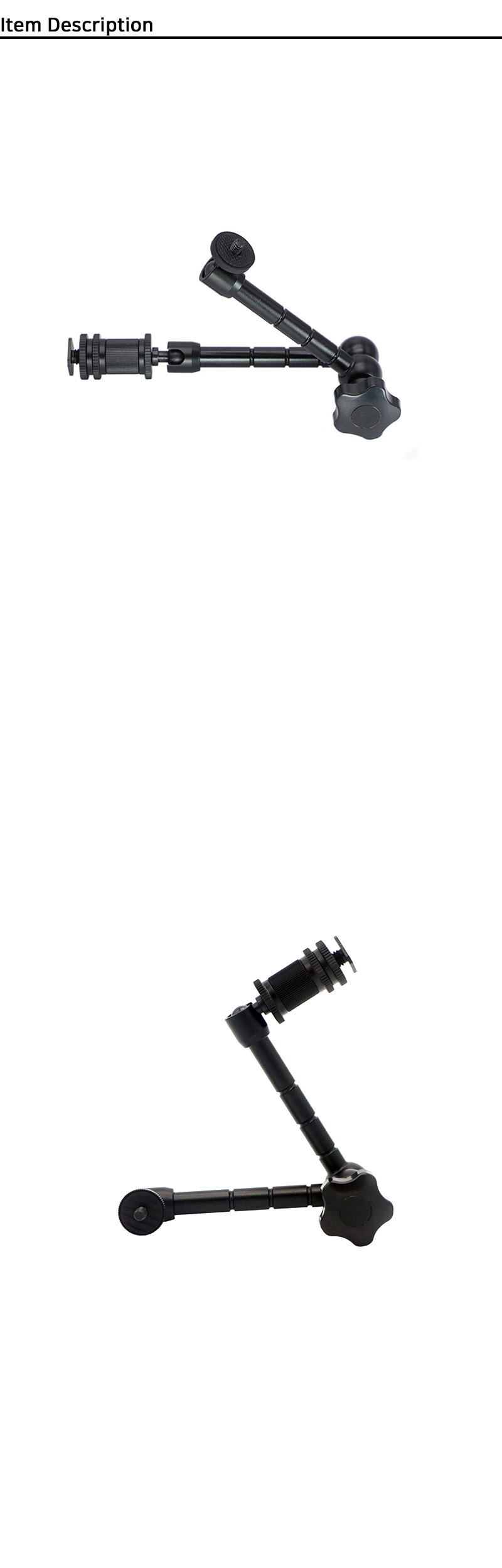 LED 조명 매직 암 조인트 연결 dji 오즈모 액션 캠/캠어댑터/캠연결부품/액션캠부품/카메라부품/액션캠나사