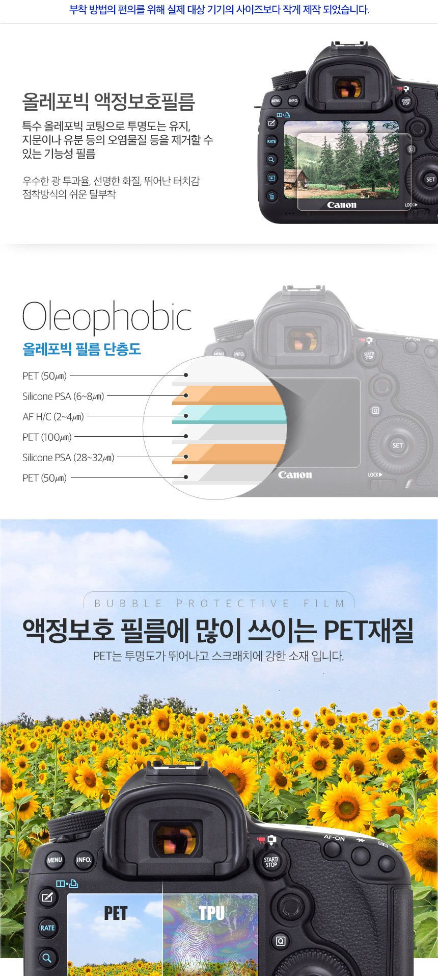 리코 호환 GR3 올레포빅 액정보호필름 2매/니콘액정필름/디카청소/디카청소도구/카메라액정필름/DSLR필름/D