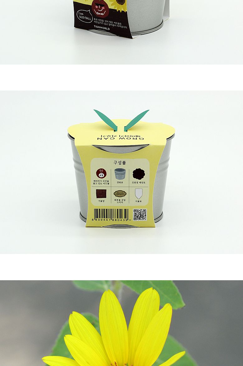 그로우캔 미니해바라기/엄마표미술/홈스쿨링/만들기/집콕만들기/아동미술만들기/DIY키트/미술놀이/놀이키트