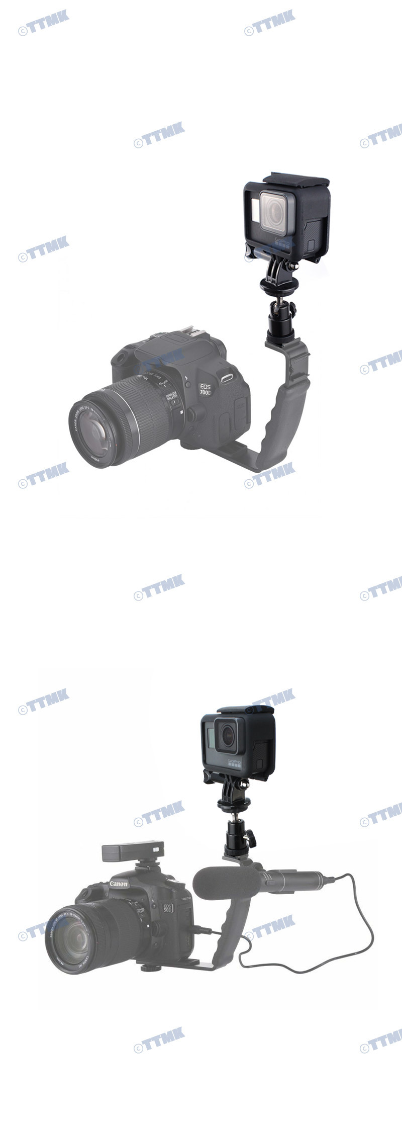 액션캠 핫슈 볼헤드 어댑터 나사 DSLR 카메라 고프로/고프로10/고프로9/고프로8/스탠드/삼각대/셀카봉/오즈