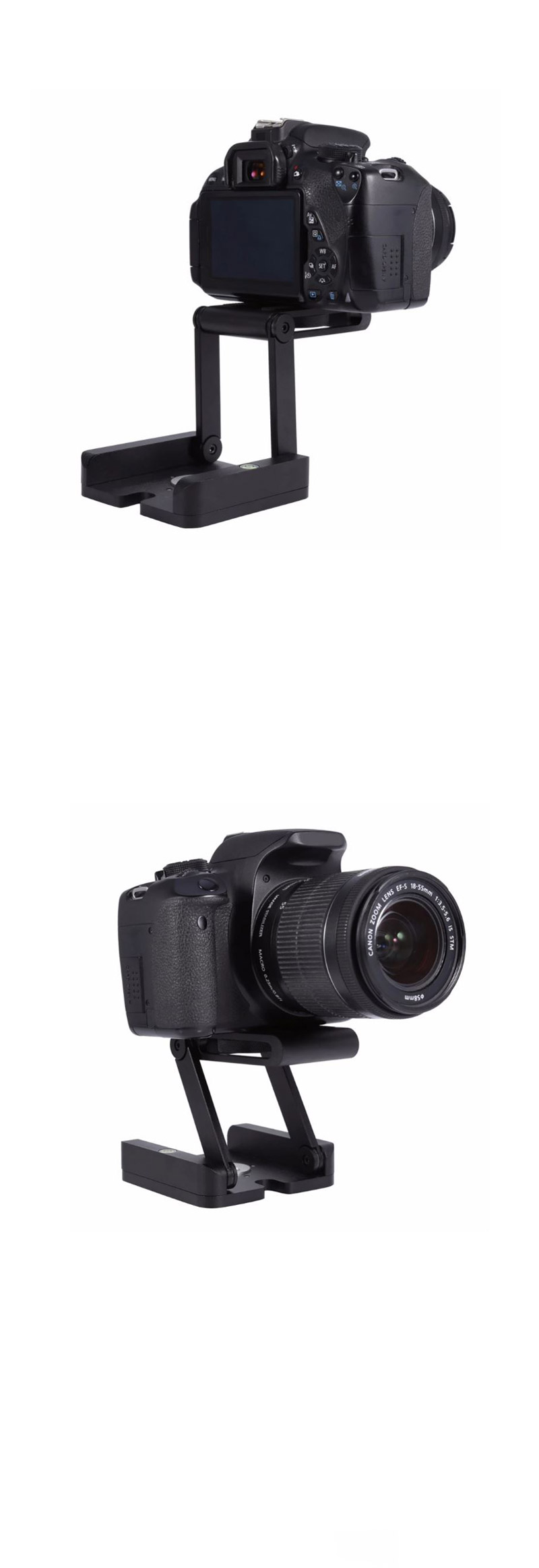 알루미늄 폴딩 Z형 메탈 플레이트 수평계 삼각대 DSLR/접이식브라켓/접이식카메라거치대/접이식카메라스탠