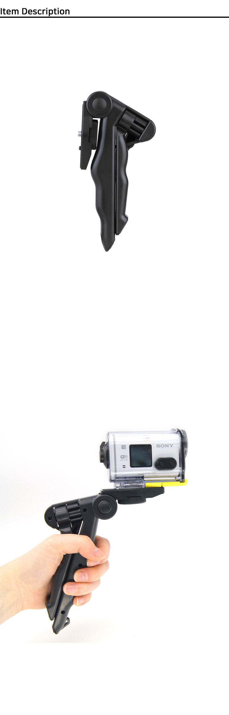 소니 액션캠 삼각대 손잡이 셀카봉 DSC-RX0 II RX0M2/셀카봉/액션캠셀카봉/소니셀카봉/액션캠악세사리/그립