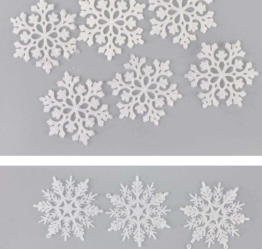 크리스마스장식설정세트(36개입) 트리장식/트리장식/크리스마스장식품/눈장식/눈장식품/눈결정체/크리스마