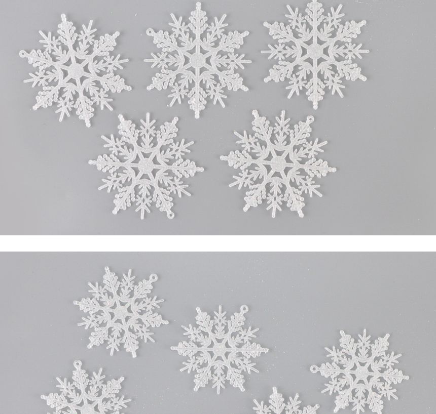 크리스마스장식설정세트(36개입) 트리장식/트리장식/크리스마스장식품/눈장식/눈장식품/눈결정체/크리스마