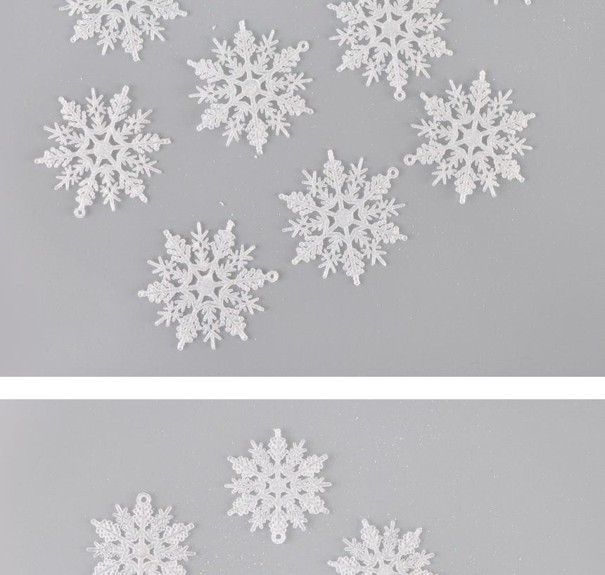 크리스마스장식설정세트(36개입) 트리장식/트리장식/크리스마스장식품/눈장식/눈장식품/눈결정체/크리스마