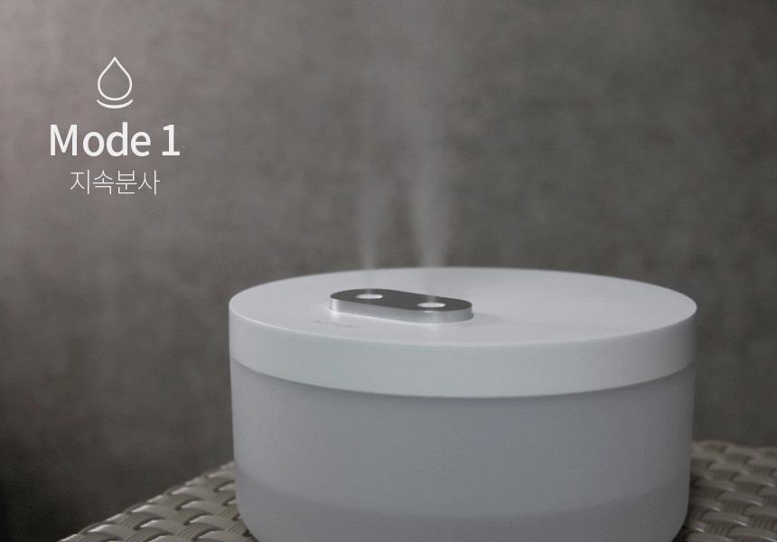 카푸 초음파 무드등가습기 2중분사 듀얼 깔끔한디자인/가습기/미니가습기/사무실가습기/휴대용가습기/책상