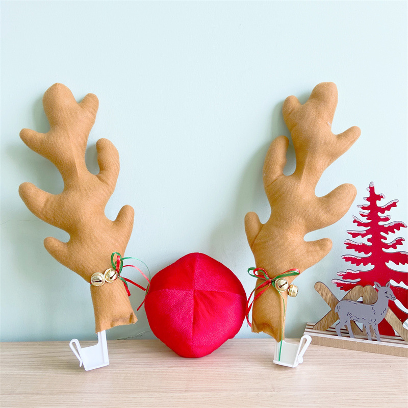크리스마스 차량용 장식뿔 사슴뿔/루돌프자동차/루돌프차/크리스마스장식/차량장식품/성탄절장식품/장식뿔/