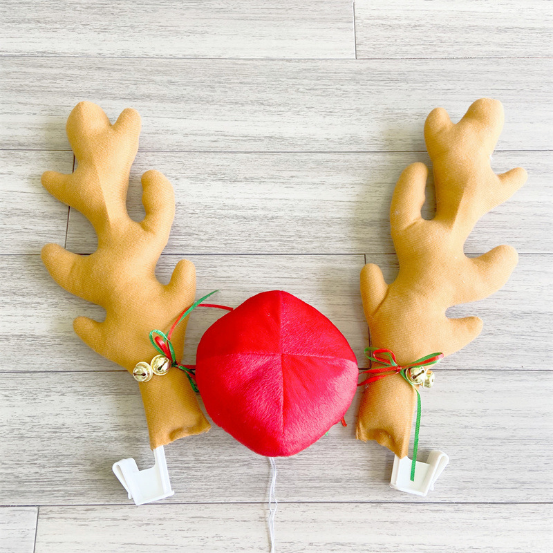 크리스마스 차량용 장식뿔 사슴뿔/루돌프자동차/루돌프차/크리스마스장식/차량장식품/성탄절장식품/장식뿔/
