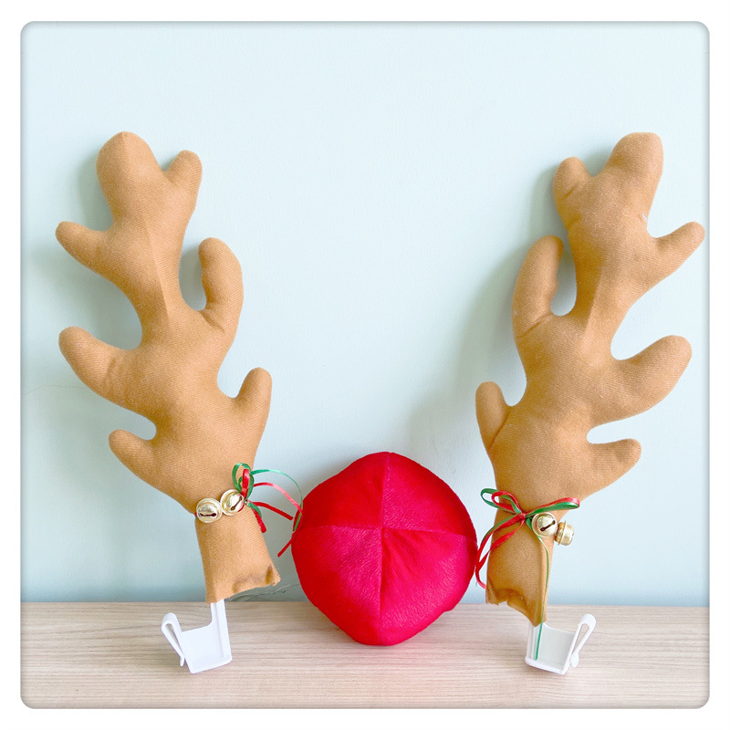 크리스마스 차량용 장식뿔 사슴뿔/루돌프자동차/루돌프차/크리스마스장식/차량장식품/성탄절장식품/장식뿔/