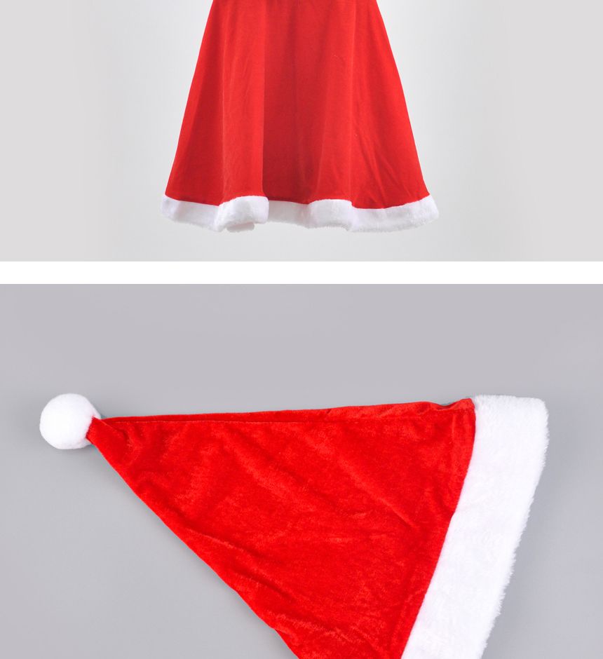 여자산타복세트(원피스B타입)/산타복/산타변장세트/산타복세트/산타/산타변장/산타변장용품/산타용장갑/산