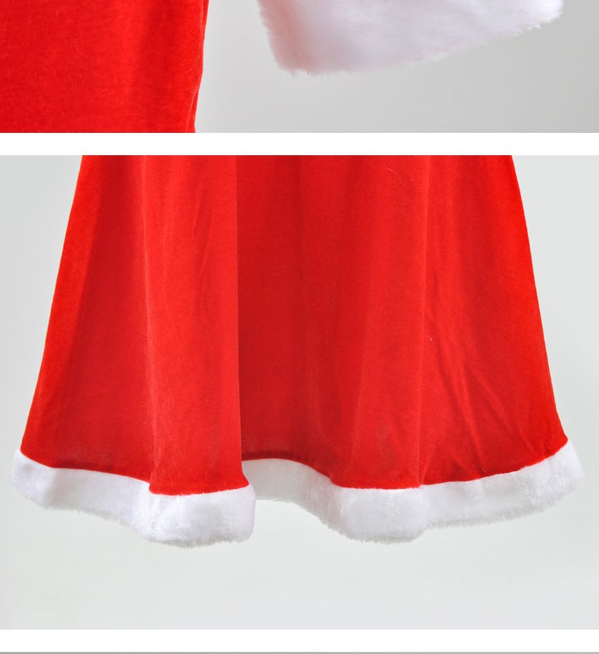 여자산타복세트(원피스B타입)/산타복/산타변장세트/산타복세트/산타/산타변장/산타변장용품/산타용장갑/산