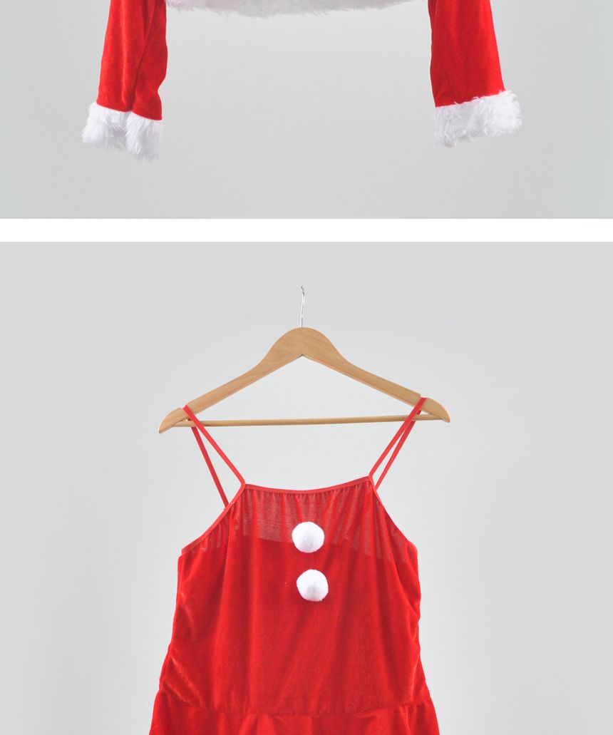 여자산타복세트(원피스C타입)/산타복/산타변장세트/산타복세트/산타/산타변장/산타변장용품/산타용장갑/산