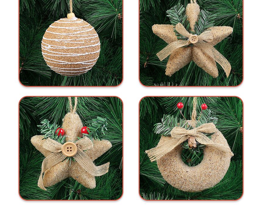 크리스마스 트리장식 성탄트리장식 오너먼트 4P/오너먼트/트리오너먼트/트리장식/트리장식품/트리장식소품/