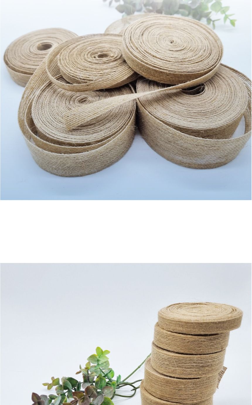 선물포장끈 레트로 감성 공예 마끈 2.5cm/마끈/황마끈/리본끈/리본/리본공예/포장재료/포장/선물포장/공예/