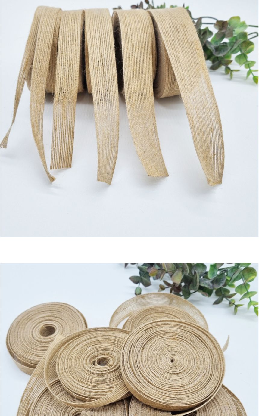 선물포장끈 레트로 감성 공예 마끈 2.5cm/마끈/황마끈/리본끈/리본/리본공예/포장재료/포장/선물포장/공예/