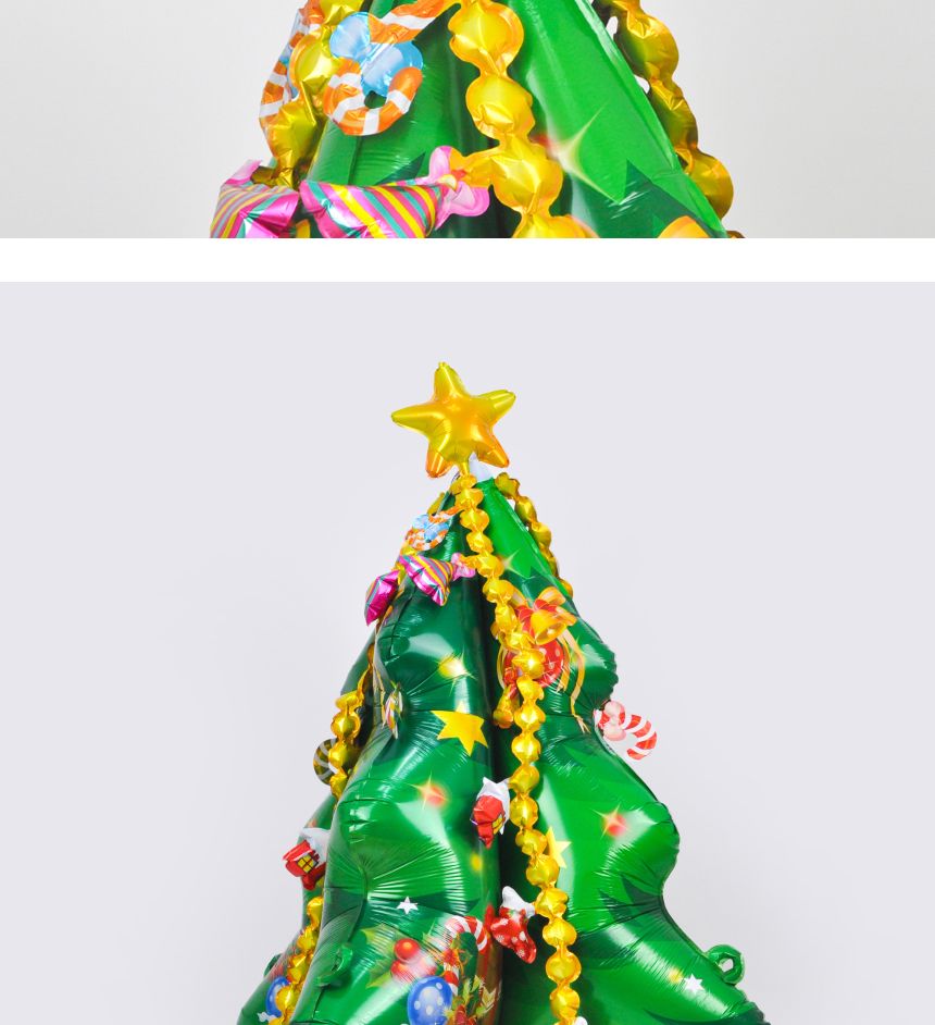 스탠드은박풍선(크리스마스트리)B타입/트리풍선/트리은박풍선/크리스마스트리/크리스마스트리풍선/크리스마