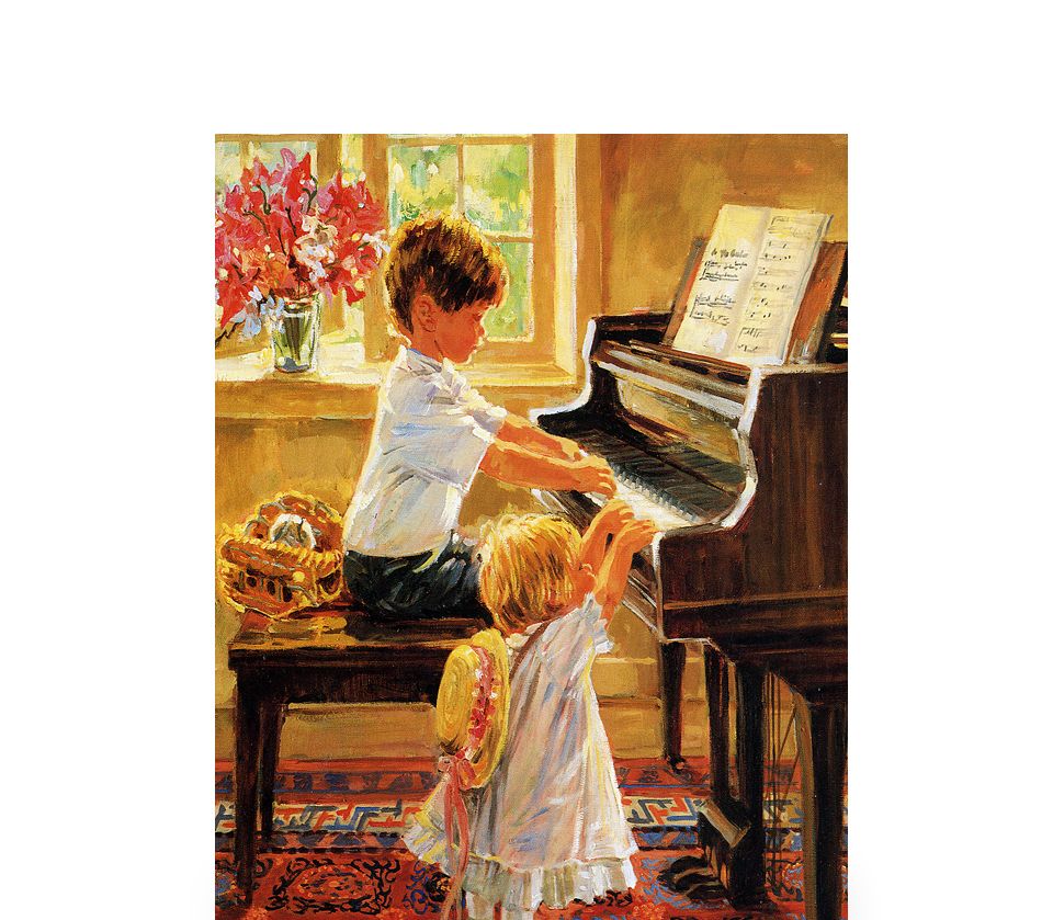 직소퍼즐 500피스 피아노 치는 남매 (PL647)/직소퍼즐500/500퍼즐/직소퍼즐500P/500P퍼즐/직소퍼즐/퍼즐/취