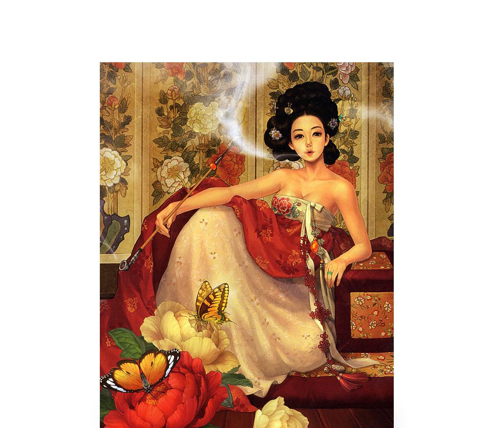 직소퍼즐 500피스 목단화 여인 (PL665)/직소퍼즐500/500퍼즐/직소퍼즐500P/500P퍼즐/직소퍼즐/퍼즐/취미/취