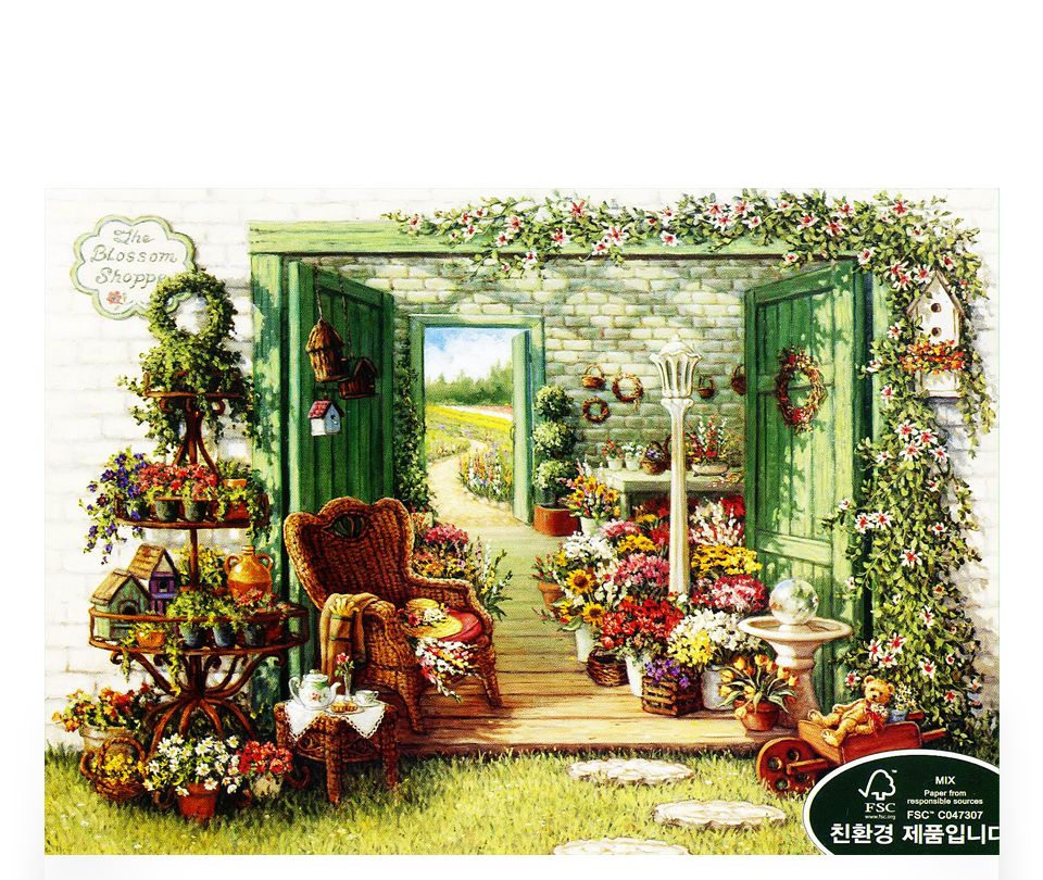 직소퍼즐 500피스 꽃가게 (PL735)/직소퍼즐500/500퍼즐/직소퍼즐500P/500P퍼즐/직소퍼즐/퍼즐/취미/취미퍼