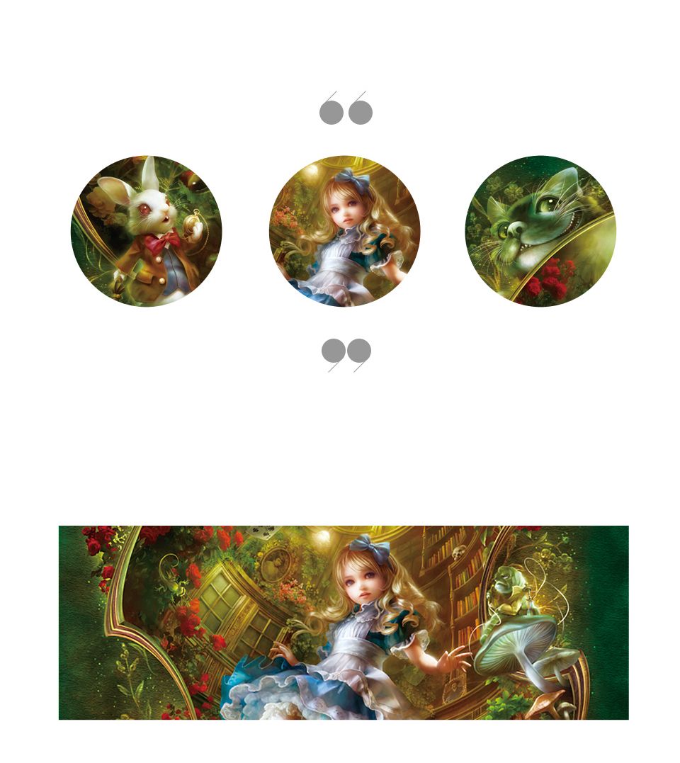 직소퍼즐 500피스 이상한 나라의 앨리스 (PL773)/직소퍼즐500/500퍼즐/직소퍼즐500P/500P퍼즐/직소퍼즐/퍼