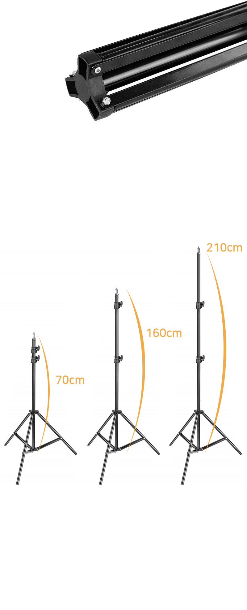 라이트 스탠드 룩스패드 고독스 링라이트 호환 삼각대/DSLR악세사리/조명삼각대/스피곳스탠드/개인방송삼각