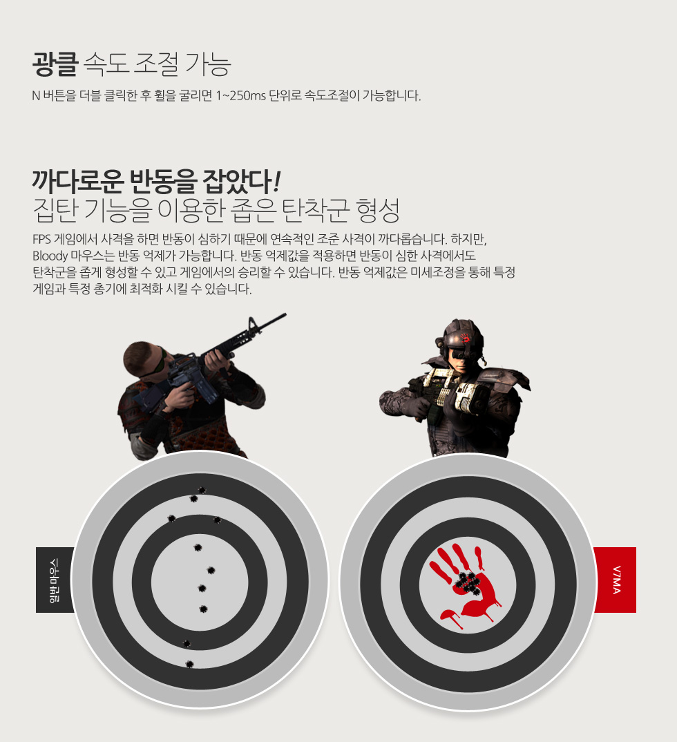 스카이디지탈 A4Tech BLOODY V7MA 게이밍 마우스/마우스/게임마우스/게이밍마우스/게임휠마우스/유선마우스