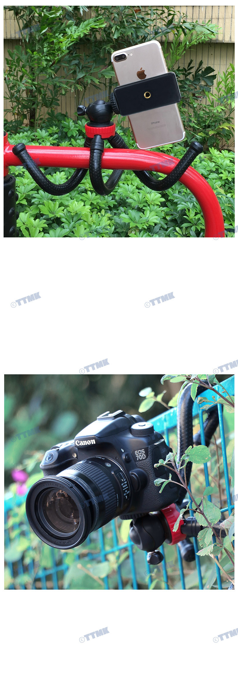 핸드폰 고릴라 삼각대 QR코드 영상 사진 촬영 셀카봉/삼각대/휴대용삼각대/고릴라캠삼각대/셀카삼각대/고릴