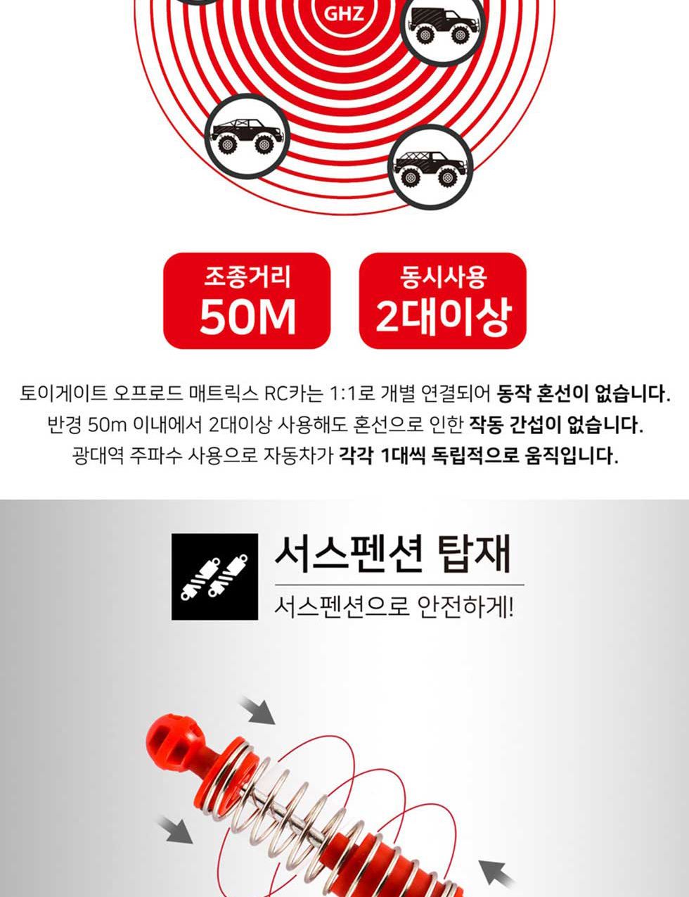 오프로드 엑스트림 레드블루 신개념 RC 무선카/RC카/모형카/모형자동차/오프로드카/무선오프로드카/어린이